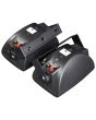 60W Active BLUETOOTH Wall Mount BLACK Speakers with Aux Inputs