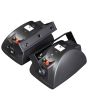 PAIR 60W Active Wall Mount Speakers BLACK, BLUETOOTH  and AUX Inputs P602YBA