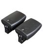 PAIR 60W Active Wall Mount Speakers BLACK, BLUETOOTH  and AUX Inputs P602YBA