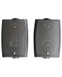 PAIR 60W Active Wall Mount Speakers BLACK, BLUETOOTH  and AUX Inputs P602YBA