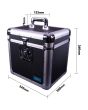 Record Flightcase, Black Euro Style Album Case, Holds 70 Records