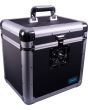 Record Flightcase, Black Euro Style Album Case, Holds 70 Records