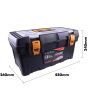 Eco Master Black 19inch ABS Tool Box