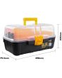 Cantilever Storage Box,16in Multi Functional,  3 storey trays