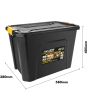 50L Heavy Duty Stackable Storage Box with Clip on Lid