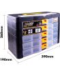Modular Multi 5 Drawer Storage Box with Lid