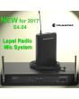 Trantec S4.04-L-EB-GD5 UHF Lapel Wireless Radio Microphone System