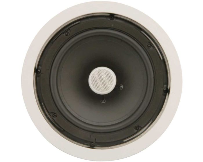 3x Ceiling Wall Hifi Speakers 8inch 100w White + Cable 952.543B